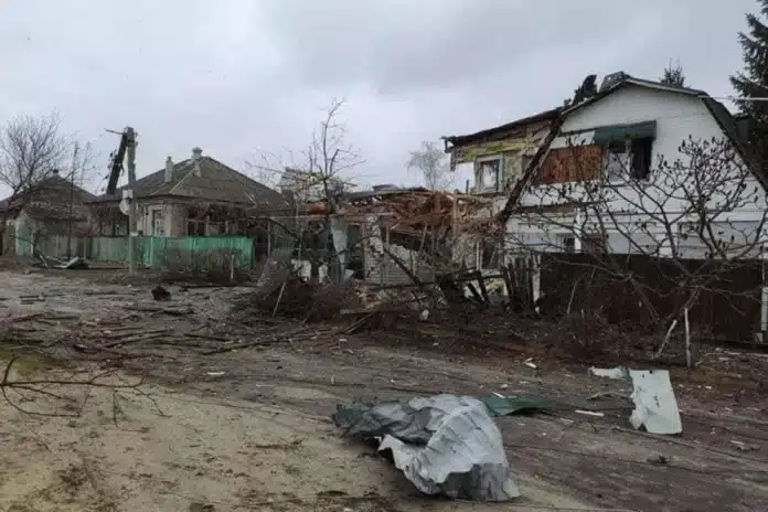 російські окупанти завдали артилерійського удару по селу Невське
