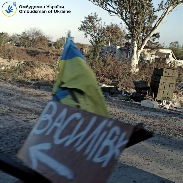 2 тижні окупанти не випускають людей із захоплених територій через Василівку