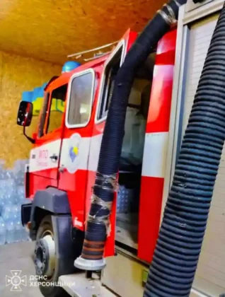 Під повторний російський удар потрапили ДСНС на Херсонщині