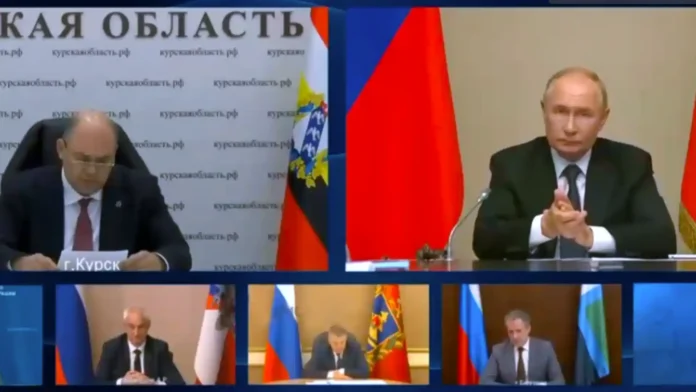 путіну доповіли про втрату 28 населених пунктів у Курській області