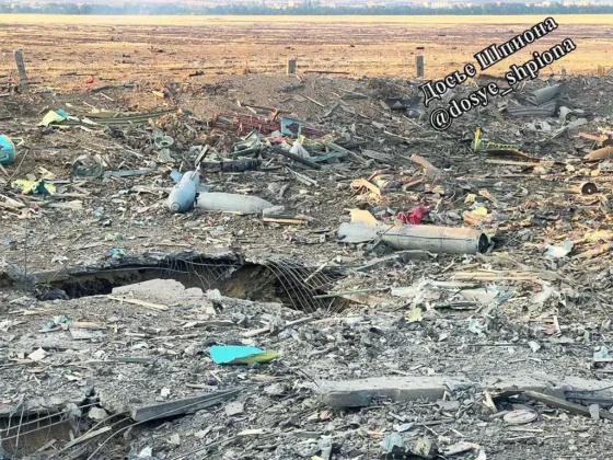 Наслідки удару по російській авіабазі Морозовськ