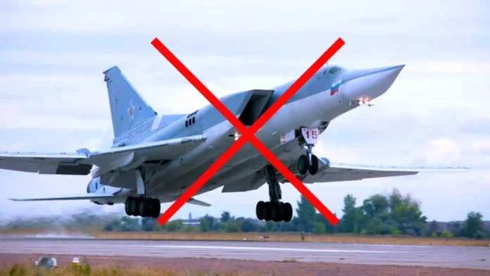 На росії впав стратегічний бомбардувальник Ту-22М3