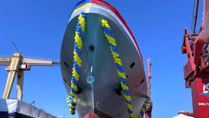 Український корвет в Туреччині