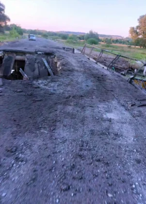 Удар по логістиці росії в Курській області. Відео знищення ще одного мосту