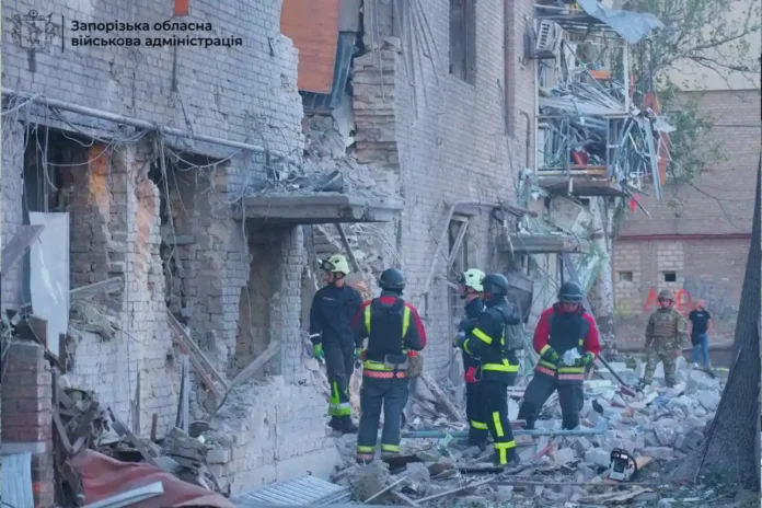 Запоріжжя під масованим російським обстрілом, багато постраждалих