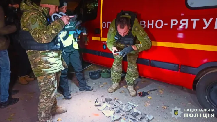 Ракетний удар по Харкову: загинув поліцейский, ще 26 співробітників поліції та четверо цивільних поранено