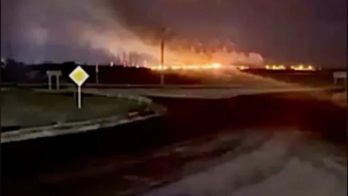 Ураження стратегічного об’єкта окупантів у Ростовській області