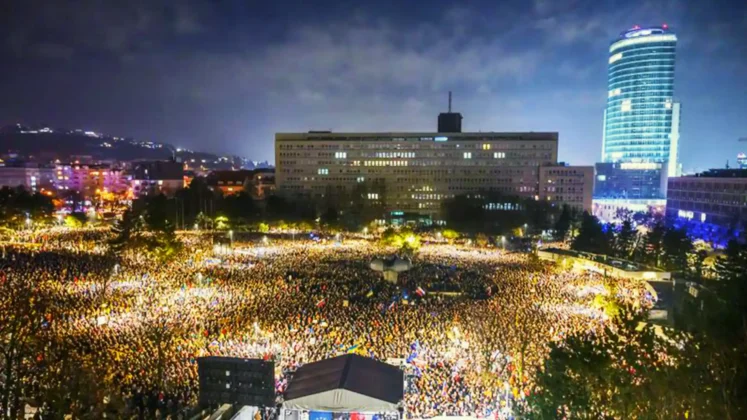 Словаччинна масово протестує проти уряду Фіцо