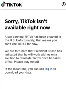 Американці залишились без TikTok: додаток заборонено