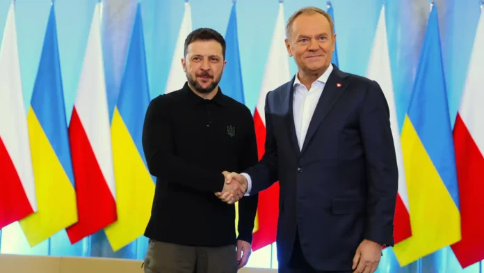 Зеленський завітав до Польщі та зустрівся з Туском