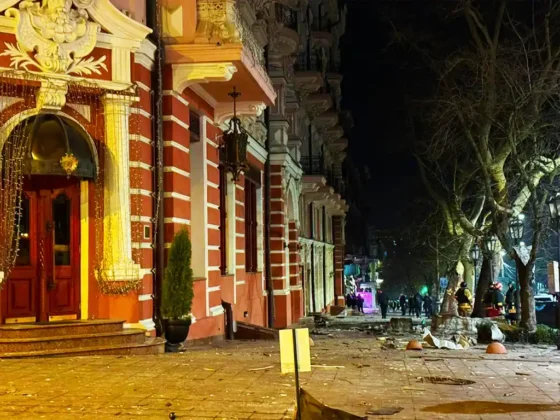Наслідки російського удару по історичному центу Одеси