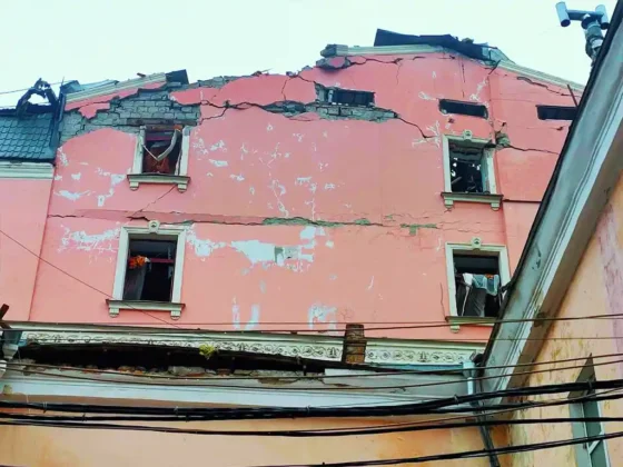 Наслідки російського удару по історичному центу Одеси