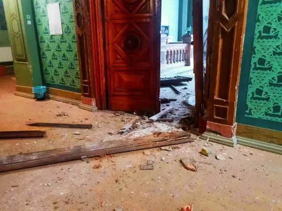 Наслідки російського удару по історичному центу Одеси