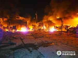 Троє загиблих у Богодухові: росія вдарила дронами по м’ясокомбінату