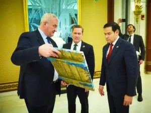 Сибіга подарував Марко Рубіо унікальний символ віри
