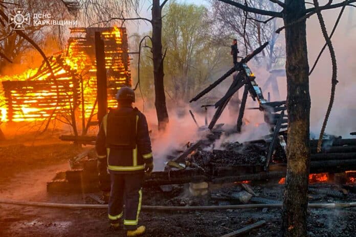Наслідки російської атаки на Харківщину: поранено чотирьох людей