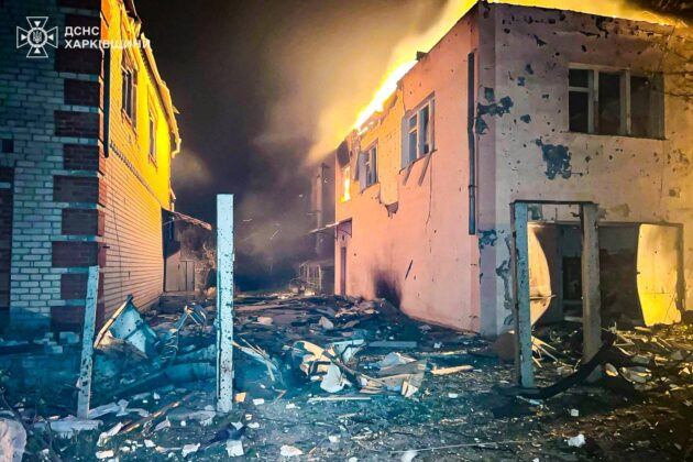 Масовані атаки дронами: Харків і Дніпро зазнали руйнувань і втрат
