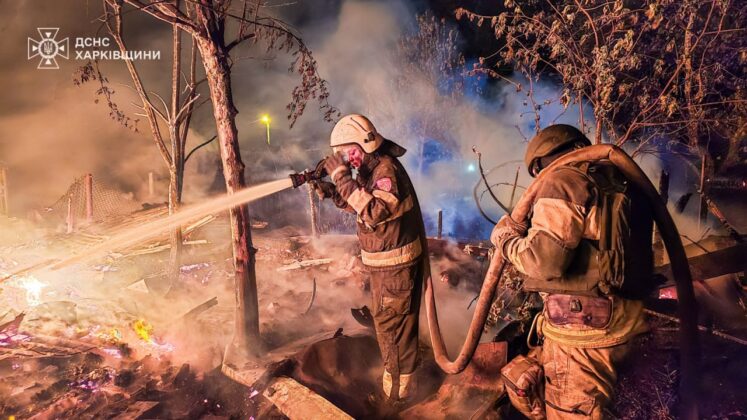Масовані атаки дронами: Харків і Дніпро зазнали руйнувань і втрат
