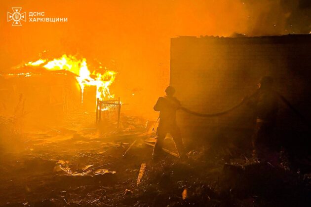 Масовані атаки дронами: Харків і Дніпро зазнали руйнувань і втрат