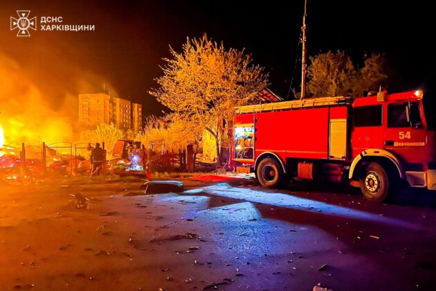Масовані атаки дронами: Харків і Дніпро зазнали руйнувань і втрат