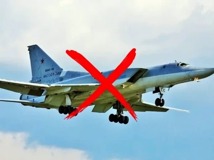 Український дрон знищив Ту-22М3 російських окупантів