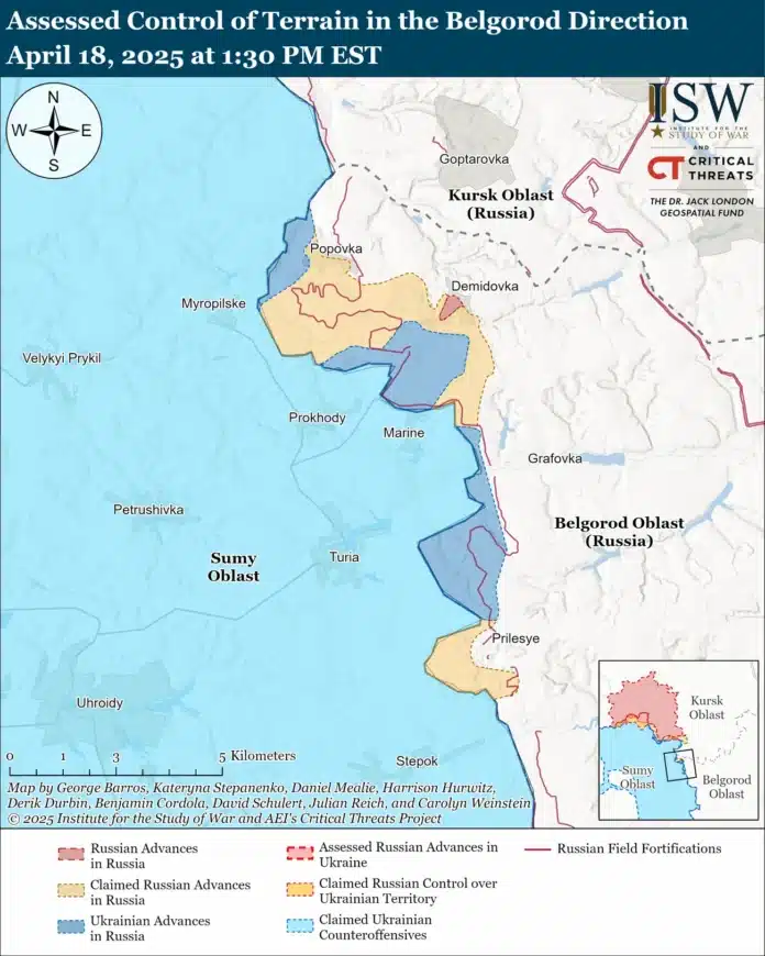 ЗСУ просунулися біля Торецька, ворог мав успіхи на чотирьох напрямках фронту: карти ISW