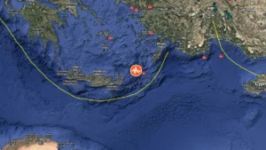 Сильний землетрус поблизу Криту: поштовхи відчули в п’яти країнах