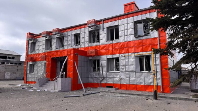 Удар дронами по асфальтобетонному заводу в Луганську