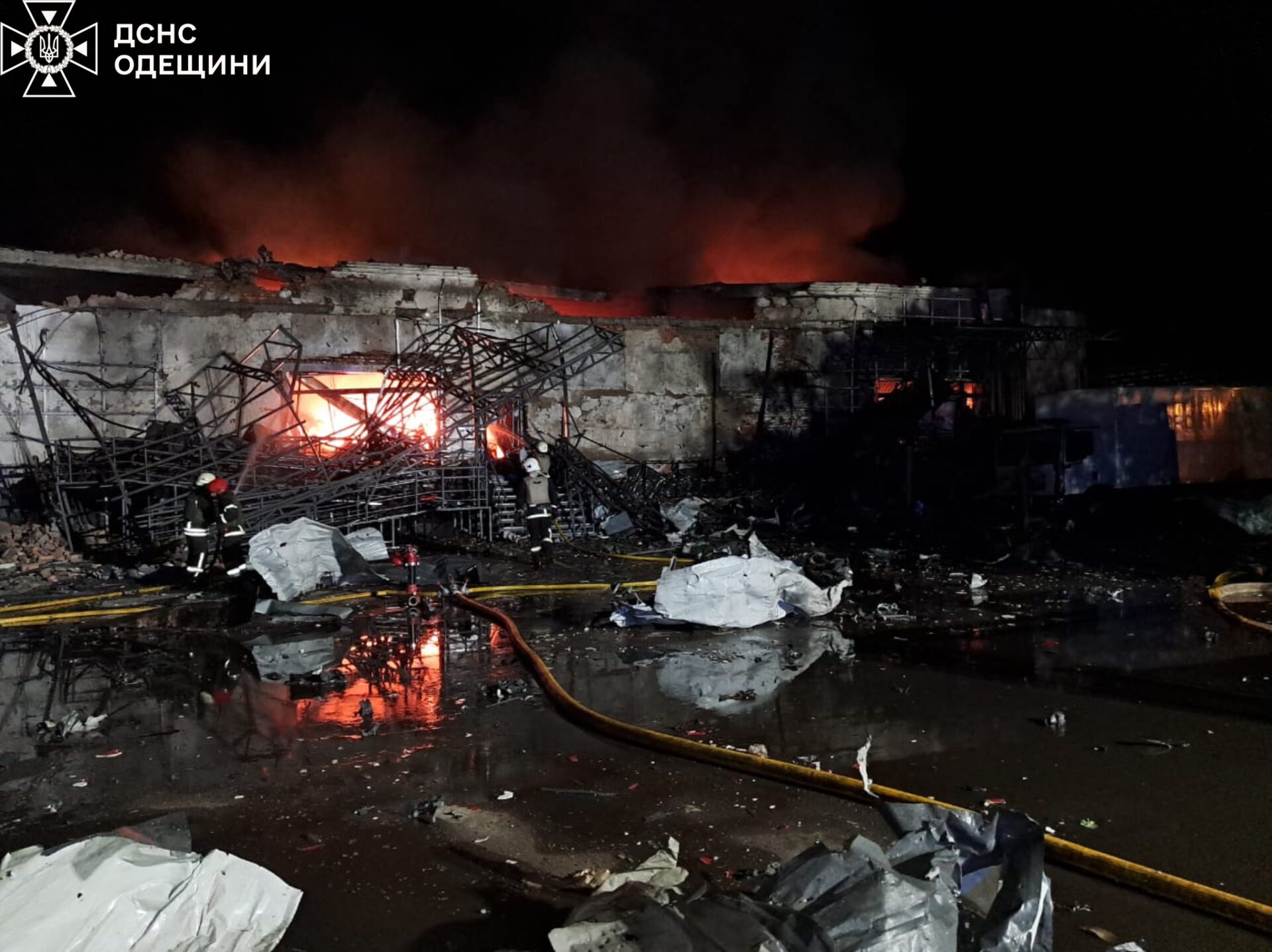 Росіяни дронами зруйнували відділення «Нової пошти» на Одещині