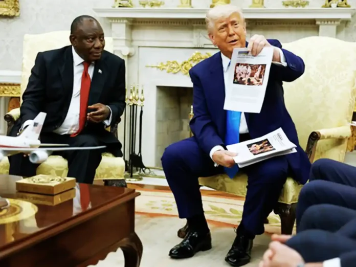 Зустріч Трампа і Рамафоси у Білому домі закінчилась скандалом