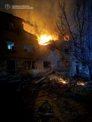 Атака дронами на Запоріжжя: росіяни завдали щонайменше 10 ударів, є постраждалі