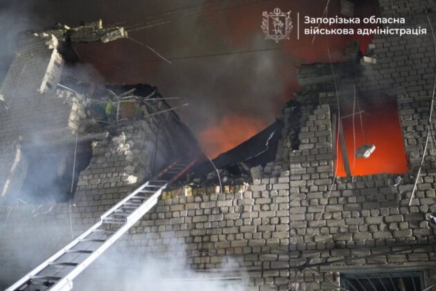 Атака дронами на Запоріжжя: росіяни завдали щонайменше 10 ударів, є постраждалі