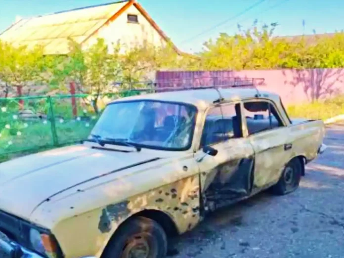 Росіяни здійснили удар по цивільному авто в Запорізькій області