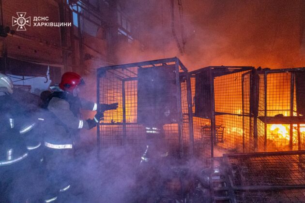 Росіяни атакували поштовий термінал під Харковом
