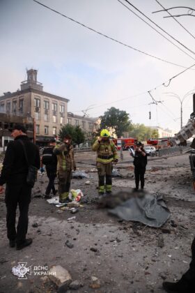 Наслідки масованого російського повітряного удару по Києву