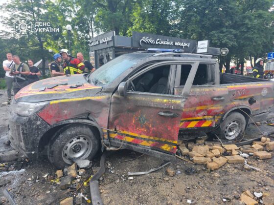 Наслідки масованого російського повітряного удару по Києву