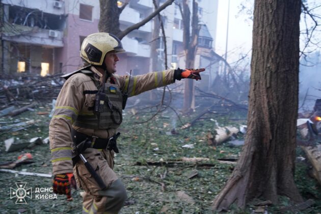 Наслідки нічної повітряної атака на Київ з боку рф
