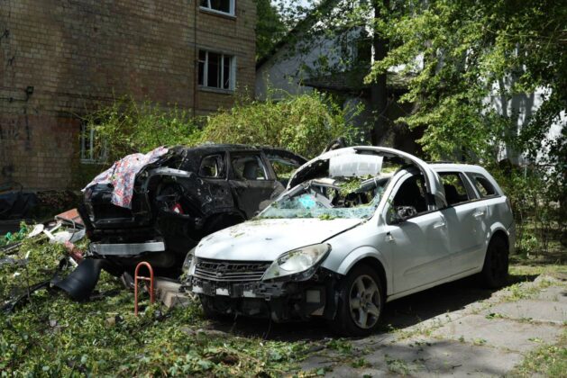 Наслідки нічної повітряної атака на Київ з боку рф