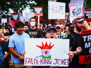 «Ніяких королів»: протести проти Трампа по всій Америці