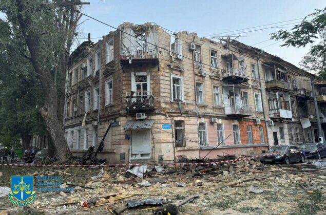Наслідки російської атаки по Одесі вночі 10 червня