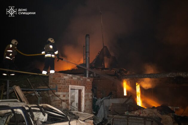російські дрони знищили будинки на Сумщині: загинуло троє людей