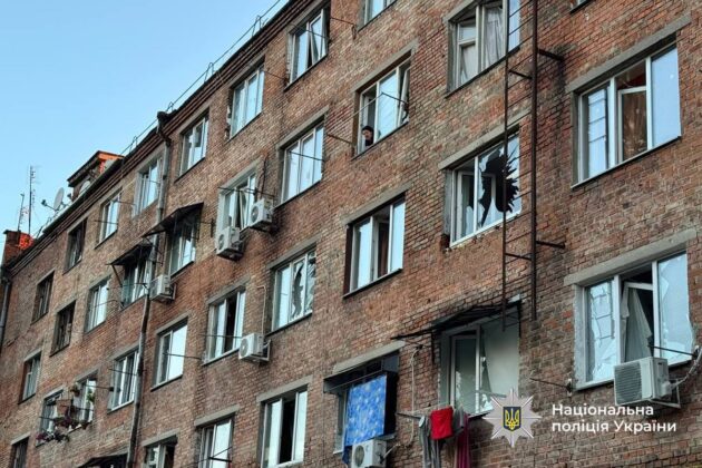 Ракети і дрони по Черкасах: поліція повідомила про наслідки