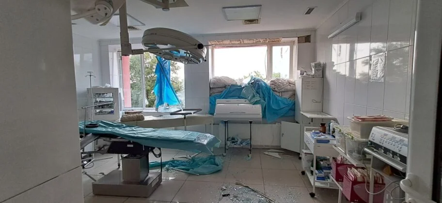 Атака на Чугуїв: зруйнована лікарня, пожежа та поранені