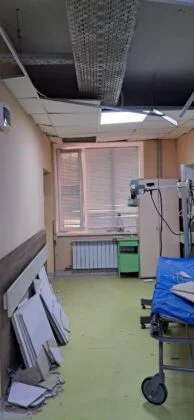 Атака на Чугуїв: зруйнована лікарня, пожежа та поранені