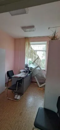 Атака на Чугуїв: зруйнована лікарня, пожежа та поранені