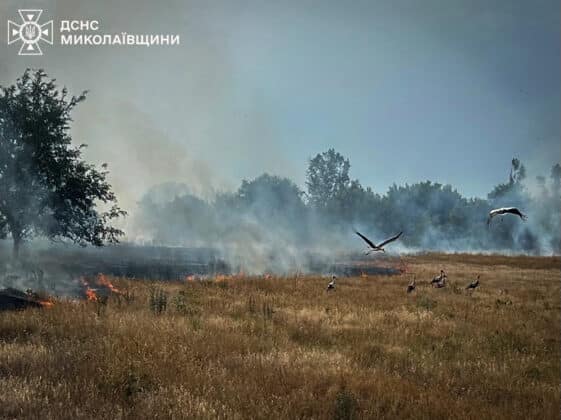 Атака на Очаків: 11 будинків пошкоджено, виникла пожежа