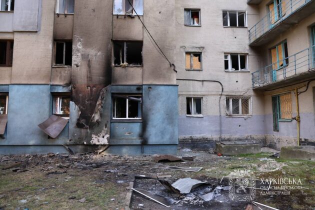 Харків під російським ударом: багато руйнувань та постраждалих