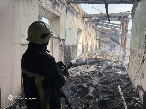 Нічна повітряна атака: Кропивницький під ударом дронів