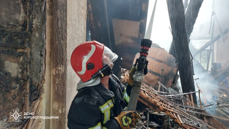 Нічна повітряна атака: Кропивницький під ударом дронів