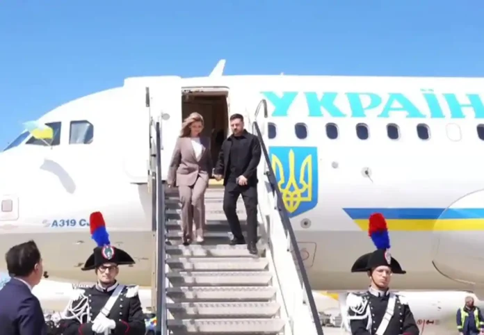 Зеленський прибув до Італії з офіційним візитом